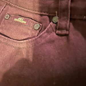 J&C jeans & crown skinny jeans deep burgandy size 5